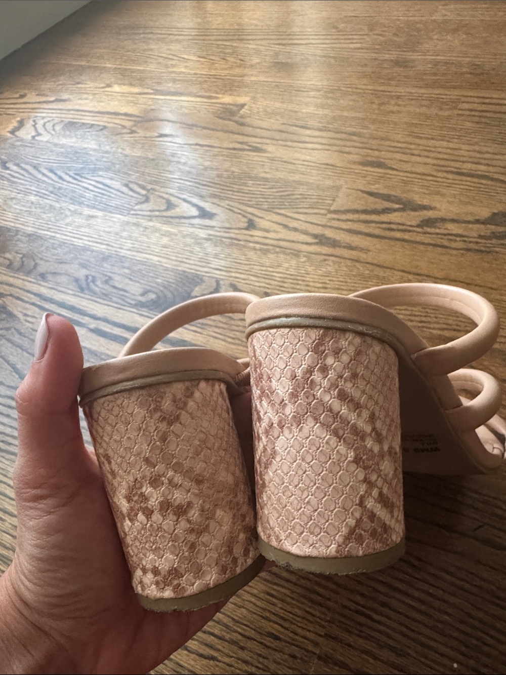 DV by Dolce Vita Blush Strappy Block Heel Sandals - Picture 2 of 3
